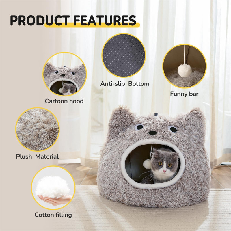 Faux Fur Nest Pet Bed