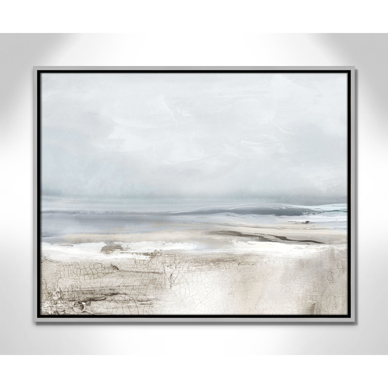 «Rolling Valleyys - Reproduction de paysage» par Luna Mavis, Argent argent, H 23,5 po x l 29,5 po