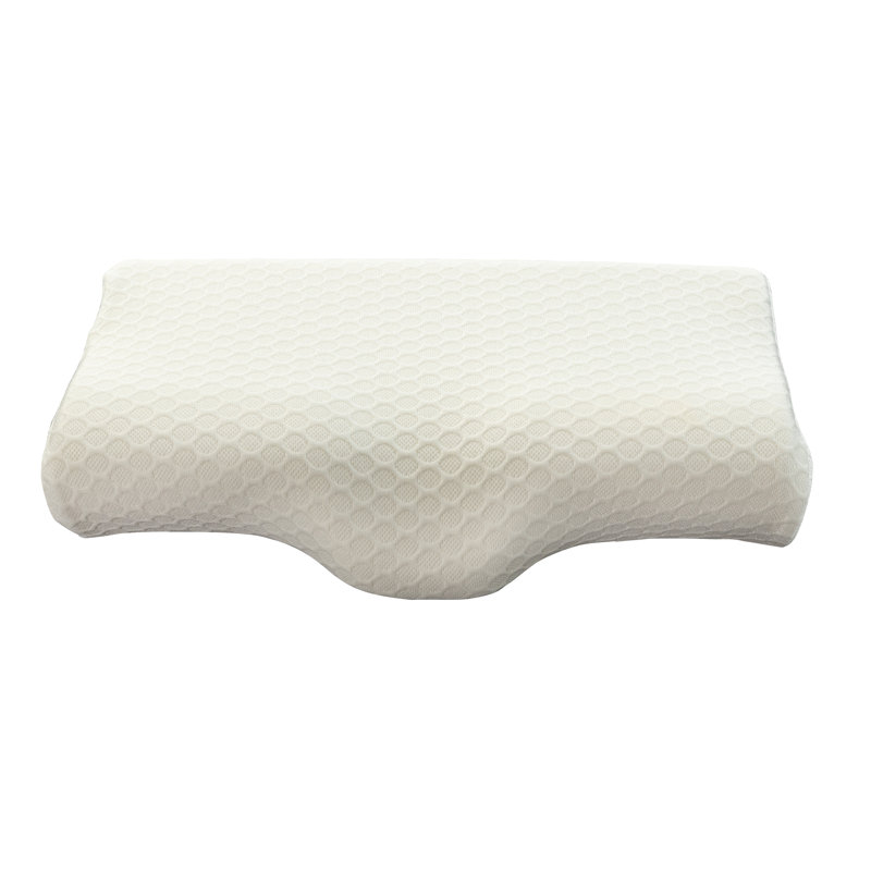 Oreiller cervical Home-Complet - Oreiller en mousse viscoélastique avec housse lavable - Oreillers profilés pour dormeurs latéraux, dos et ventre