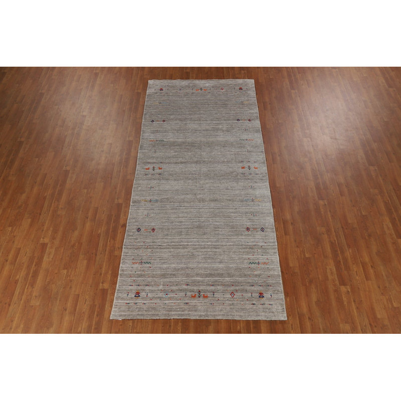 Tapis de style indien en soie Gabbeh 5 x 12