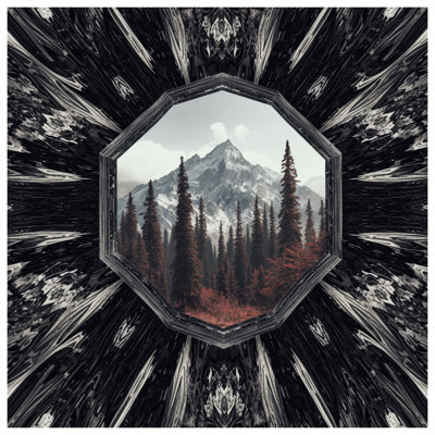 Housse de couette Mountain Forest View