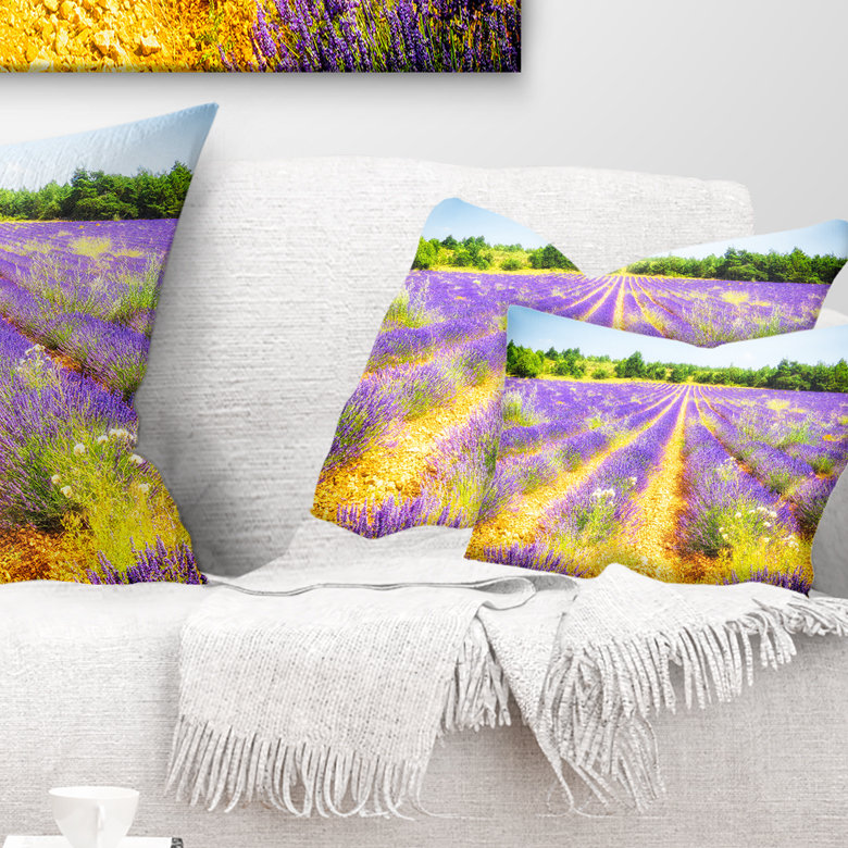 Coussin lombaire floral magnifique
