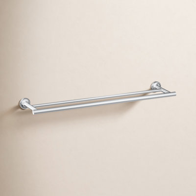 Purist Double 24" Wall Mounted Towel Bar