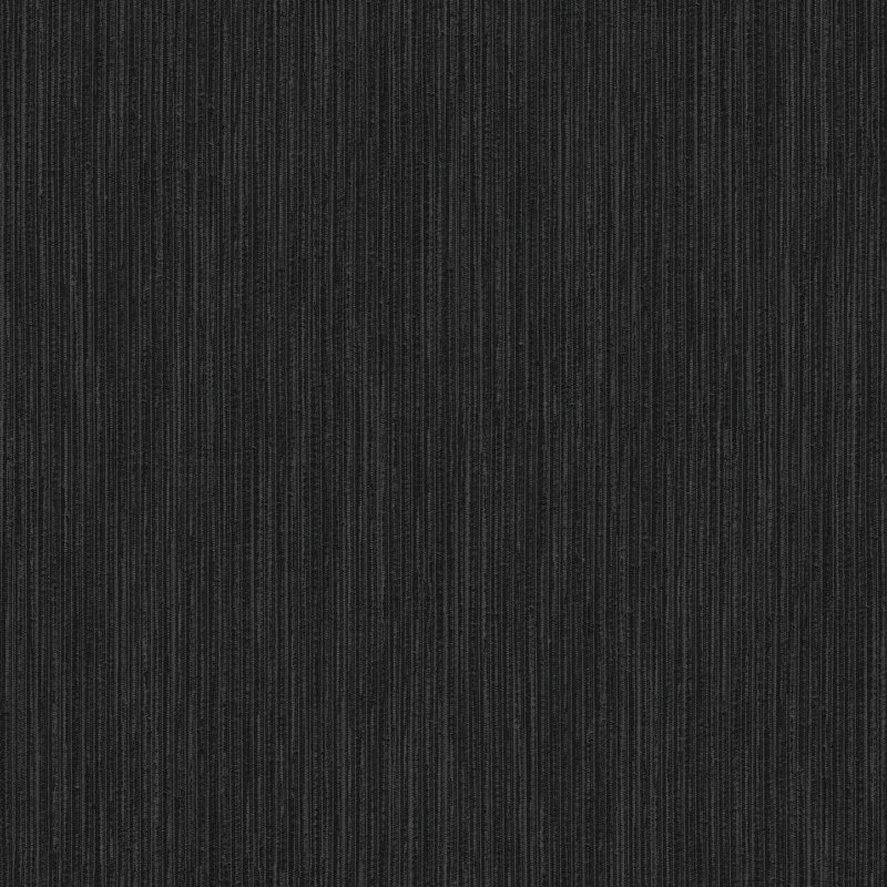 Palazzo 2 Plain Vertical Texture Wallpaper Roll, Black