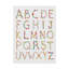 « floral alphabet », art sur toile-31873256