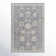 Garlef Machine Woven Oriental Gray/Blue Area Rug