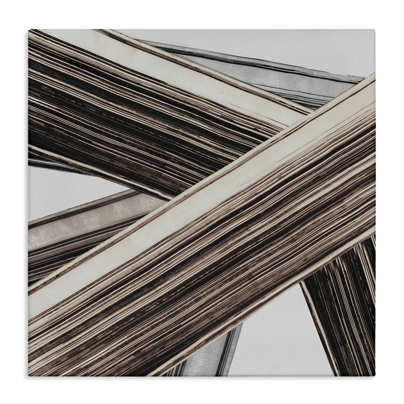 "Woven Lines Composition", art mural par PI Studio, H 24 po x l 24 po
