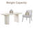 Hillory Modern 6-Person Dining Table Set with Velvet Dining Chairs-1237641385