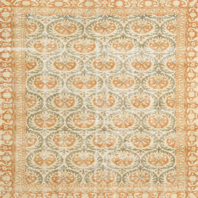 Beige arcade/Tapis décoratif grise