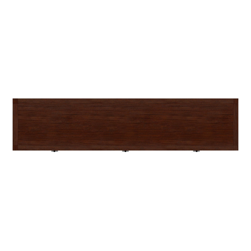 Lark 3 Drawer 65" Console Table, Medium Brown