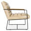 Chaise d'appoint Melbourne en ivoire antique