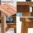 Bulerin Solid Wood Accent Stool