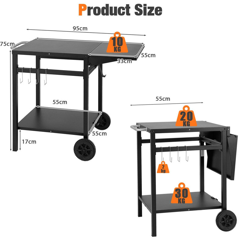 Metal Bar Cart