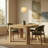 47.2" Square Dining Table with Rounded Corners, Kitchen Table for 4 Persons, Dining Room Table Ideal for Kitchen & Dining Spaces