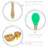 Tiny Dining - Children's Bamboo Silicone Tip Spoons - 6 Colours