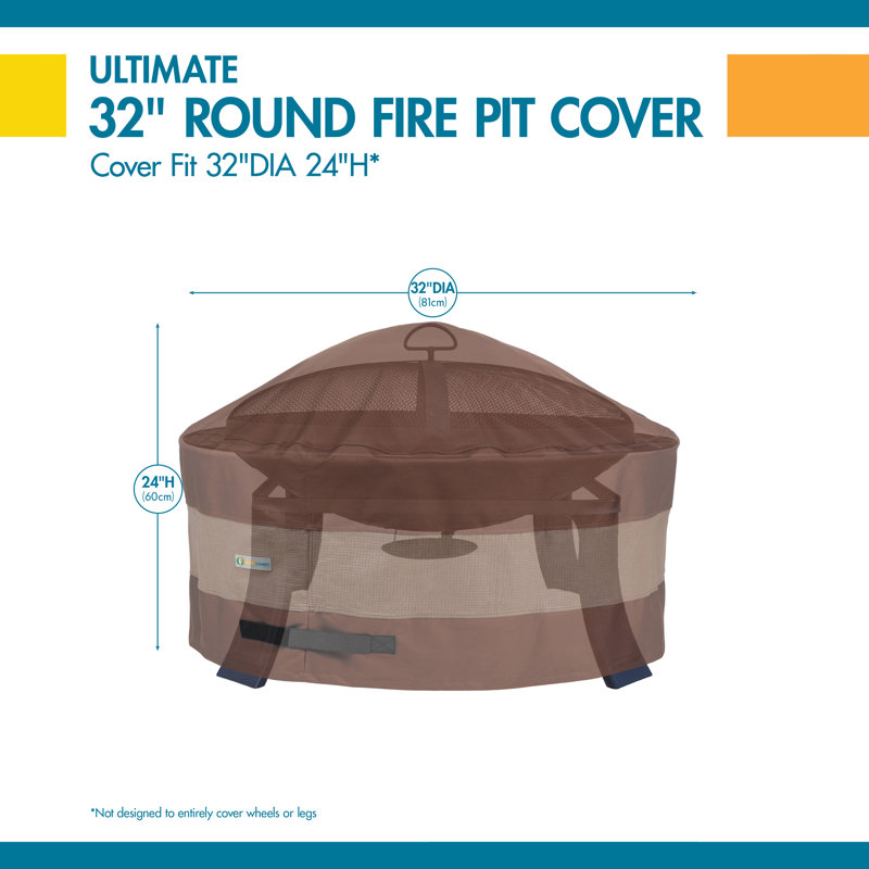 Arlmont & Co. Petersen 32'' W x 32'' D Fire Pit Cover