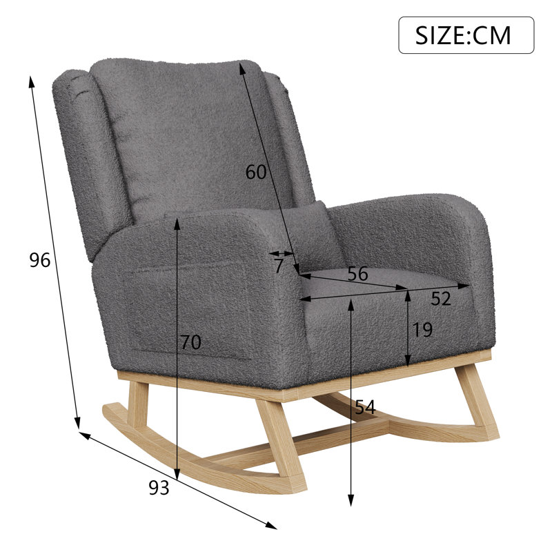 Rocking Chair, Grey