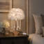 Lampe de table en cristal 9,8 pouces Feather-1608835707