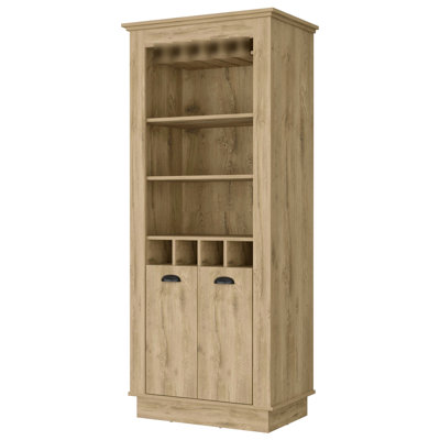 Elegant Storage Cabinet For Wine And Glasses 4-built In Rack Bar Cabinet: Organize Your Entertainment