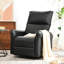 Chaise berçante rembourrée avec fonction pivotante à 360 ° pour la chambre à coucher inclinable du salon - Surface facile à nettoyer-705868723