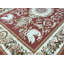 Hand-Knotted High-Quality Red and Beige Area Rug