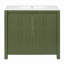 Organisateur de meuble-lavabo 36 po avec lavabo en céramique, ensemble de rangement pour salle de bain-1539354895