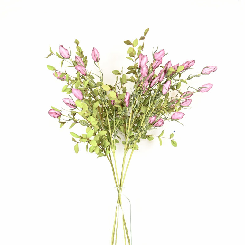 36" Artificial Eucalyptus Rose Buds Floral Arrangement For Vase Filler, Farmhouse Greenery Foliage Branch Long Stem Flower Bulk Bouquet For Wedding Party Home Office Table Centerpiece Shelf Decorations