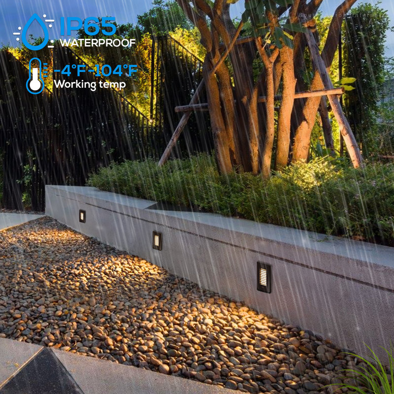Integrated LED Metal Step Light Pack