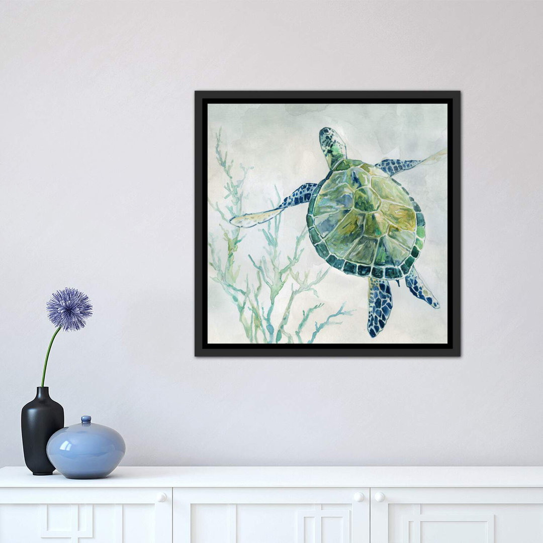 " Seaglass Turtle II " by Carol Robinson Beachcrest Home™