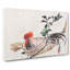 Rooster by Ogata Gekko - Wrapped Canvas Painting-55323130