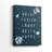 Space Cow Alphabet -Gallery Wrapped Cavas