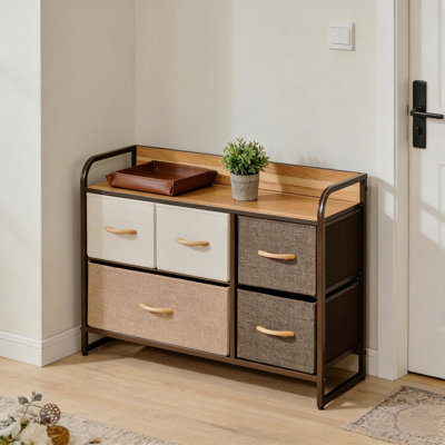 Armoire de rangement rustique, organisateur de rangement, tour de commode autoportante, armoire de rangement de couloir