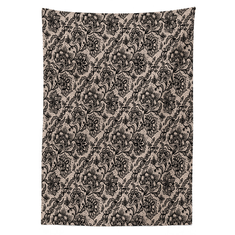 Gothic Dining Room Kitchen Tablecloth, 90" L x 60" W
