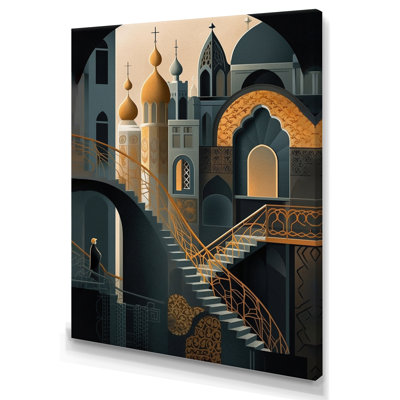 «Arab City I» sur toile