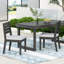 Chaise de patio en bois massif