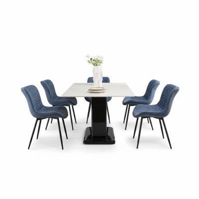 Side Chair in Blue