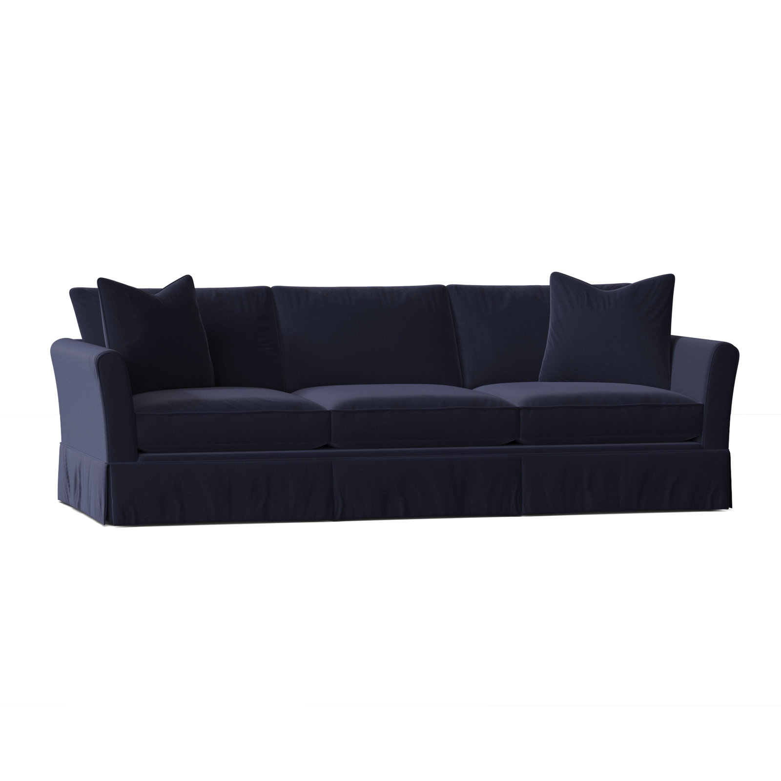 Shelby 82'' Upholstered Sofa, Canvas Navy Sunbrella® Canvas