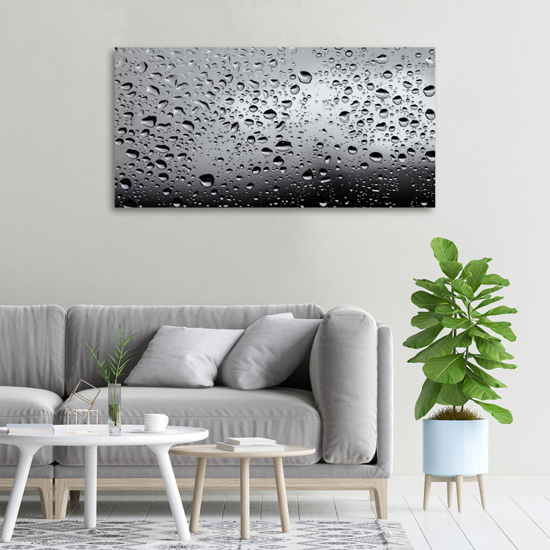 Drops Of Water - Wrapped Canvas Print