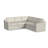 Sky 5PC Sectional Smoke Slope Arm