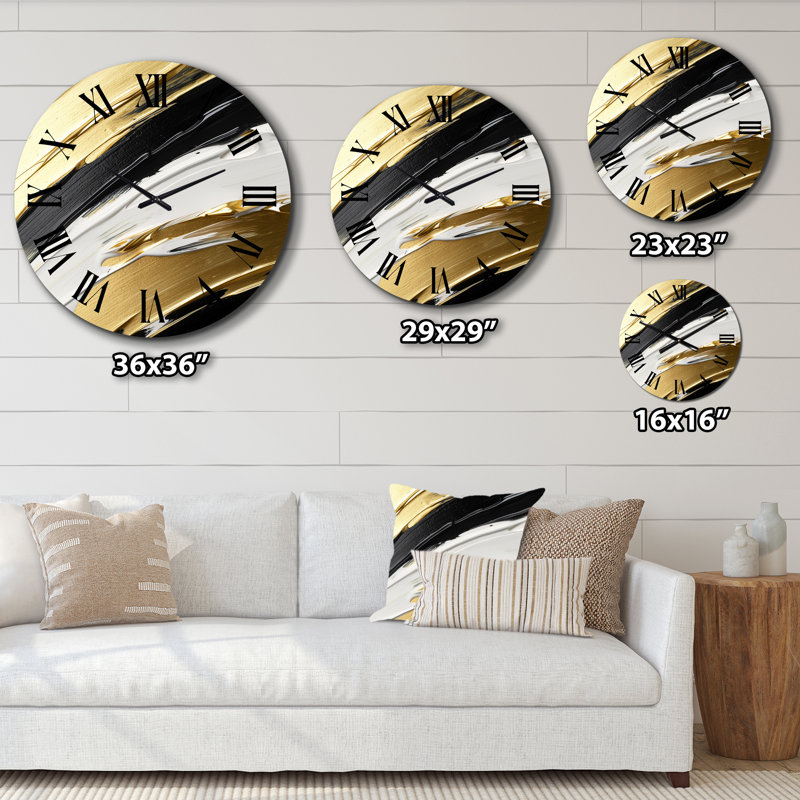 Horloge murale Waves Of Midnight Passion, Moyenne