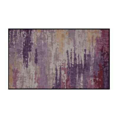 Silky Soft Plush Black Area Rug