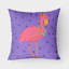 Coussin décoratif d’extérieur à l’intérieur flamant rose