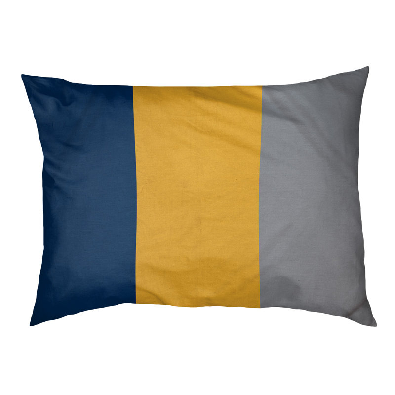 Coussin pour chien hockey Las Vegas, Grand (l 50 po x P 40 po x H 17 po), Bleu marine / doré / argent