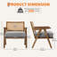 Fauteuil d'appoint à dossier en rotin Comfy-127888728