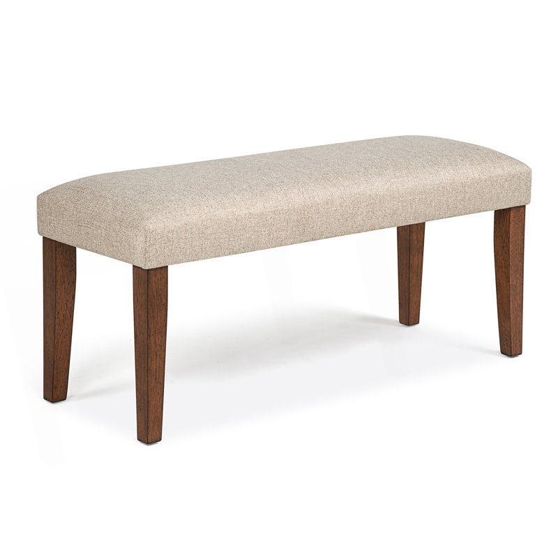 Banc de salle à manger rembourré de style Mid-Century