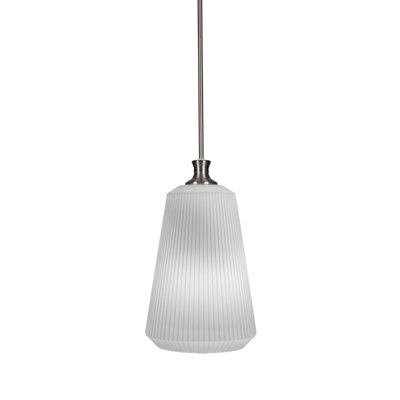 Carina Stem Hung Pendant With 11" Glass