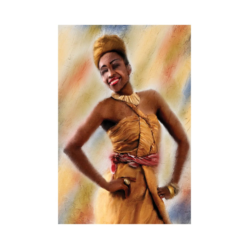 Smile by Ann Bailey - Wrapped Canvas Print, 20.32 cm H x 30.48 cm W