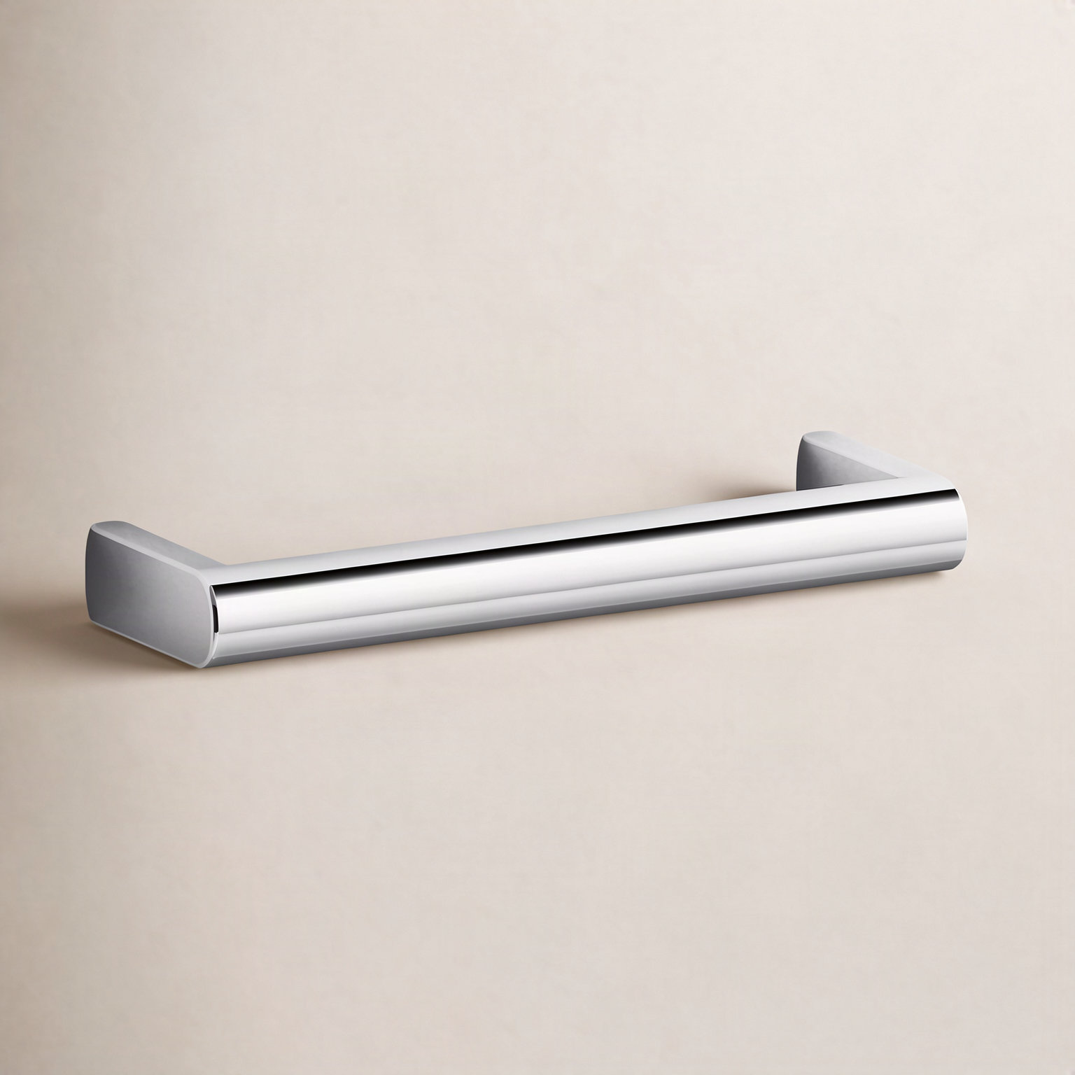 Components Bar Cabinet Pull, Polished Chrome, 5"