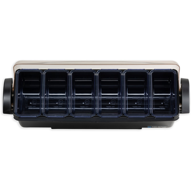 Contenant alimentaire rectangulaire en plastique 6 pintes avec couvercle Carlisle