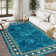 Washable Modern Carpet Chic Bordered Area Rugs for Dining Room